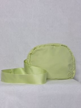 GAIAM Light Green Nylon Crossbody Bag